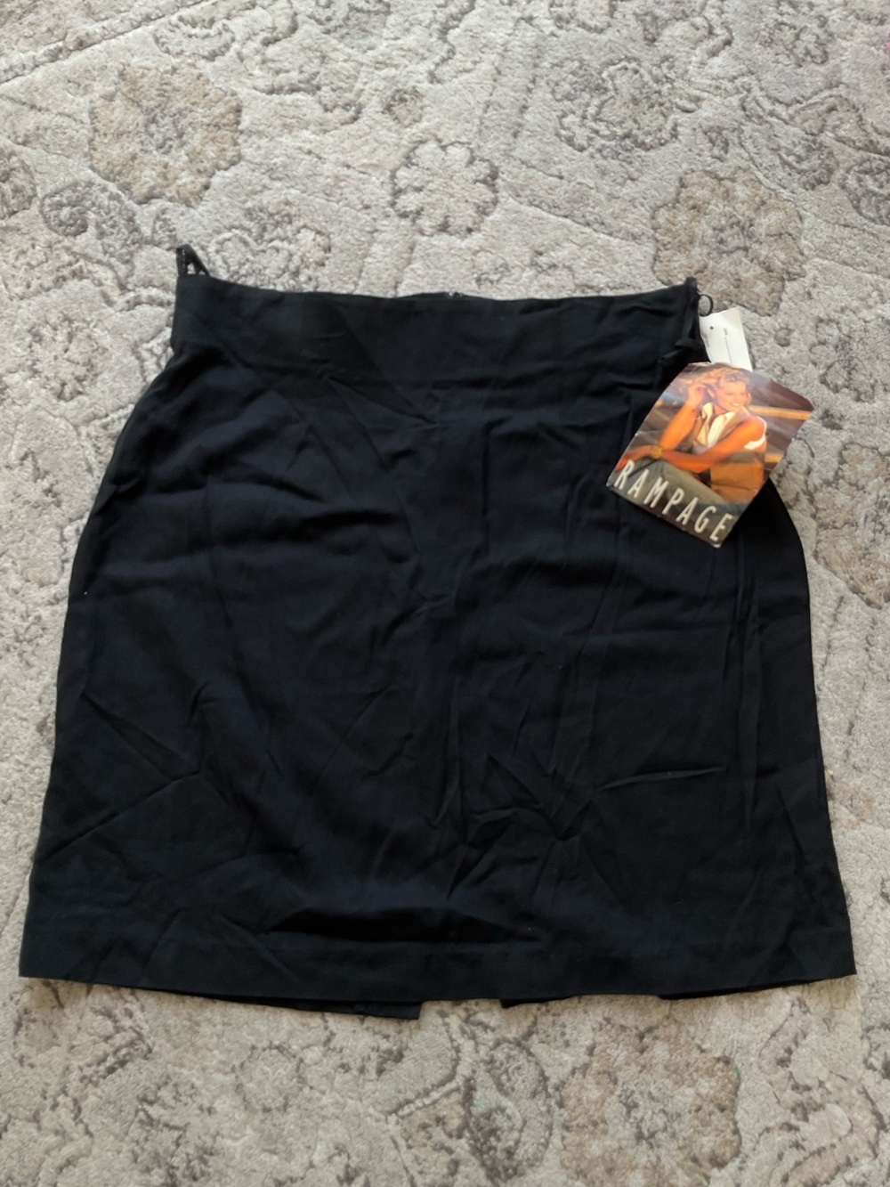 Vintage Rampage Black Skirt - Sleek Fit